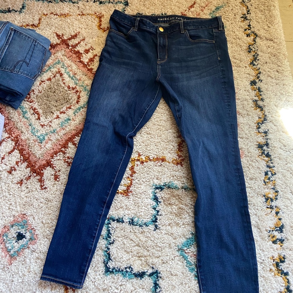 Dark Wash Short Length Jeans